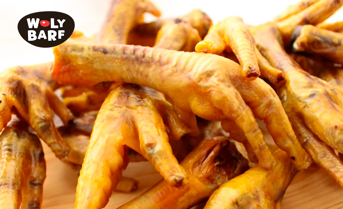 ¿Por qué comprar patas deshidratadas de pollo Woly Barf?