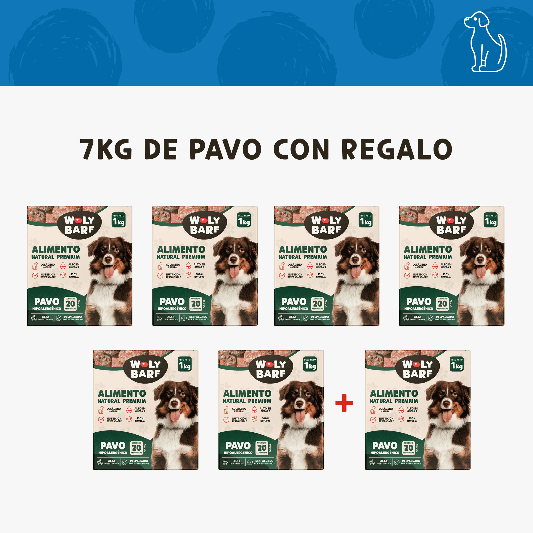 Pack Promo Pavo Hipoalergénico 7 KG