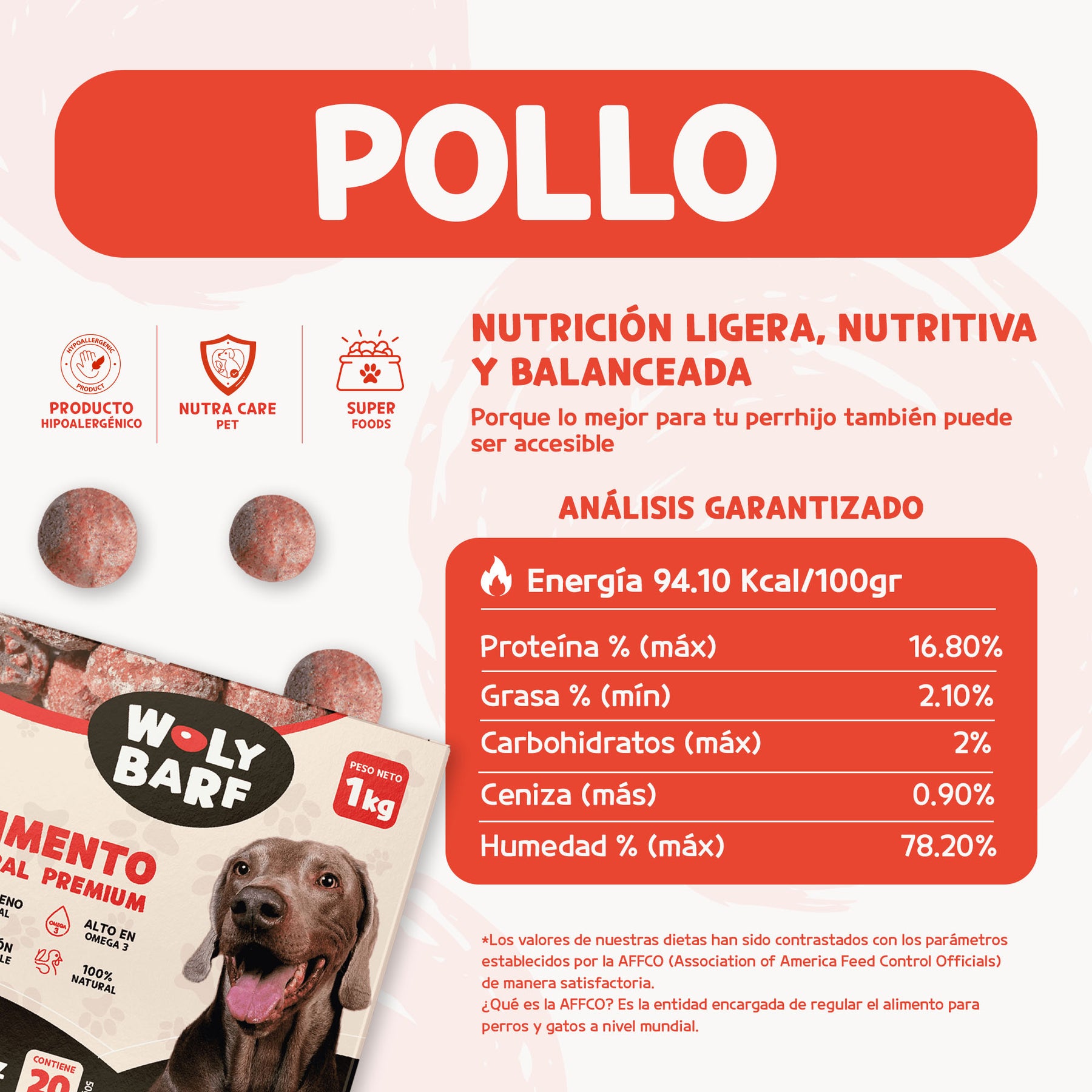 Pack Promo Pollo 5 KG + Bolsa de patas deshidratas GRATIS