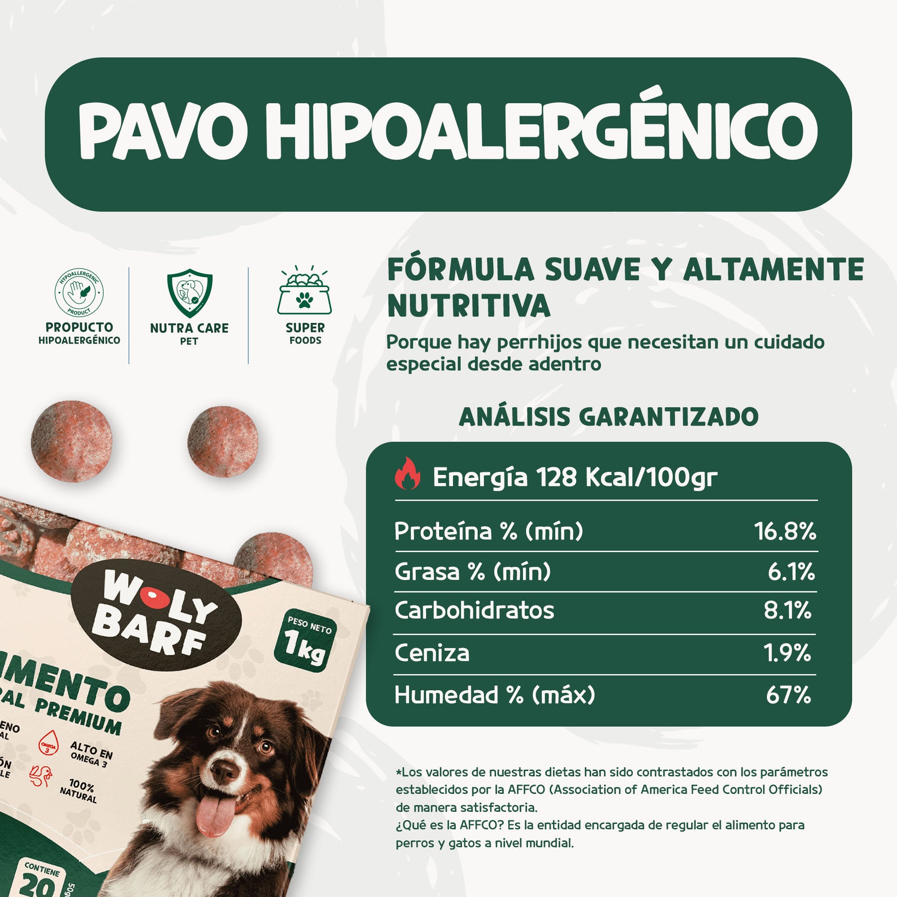 Pack Promo Pavo Hipoalergénico 7 KG