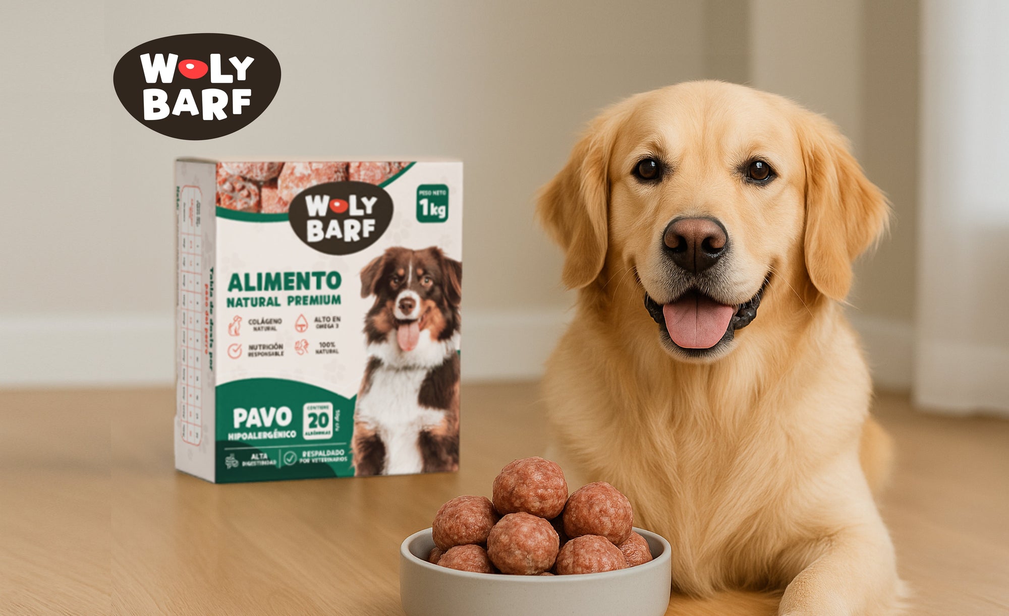 Comida Natural Hipoalergénica de Pavo, todo lo que debes saber!