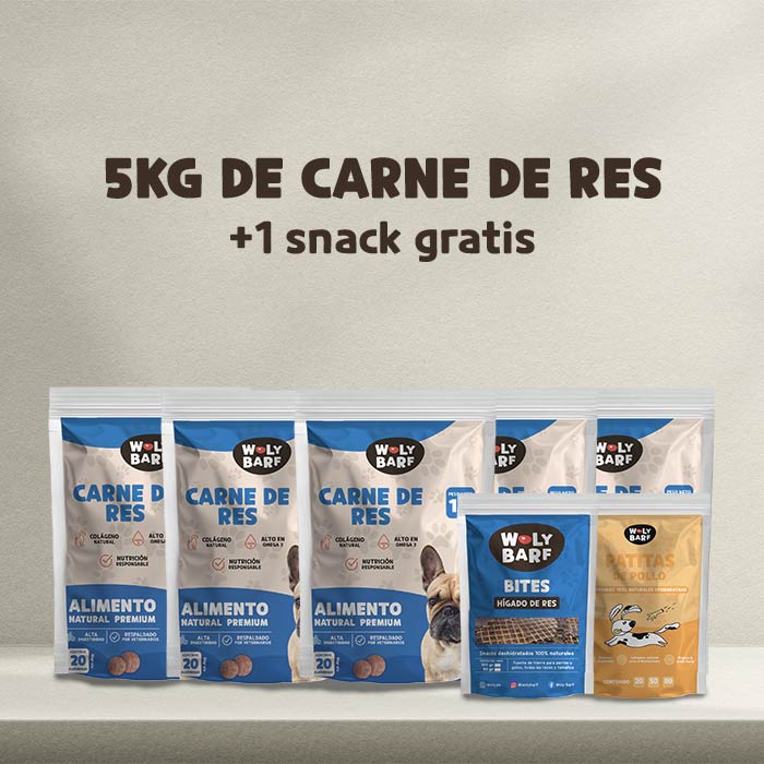 Pack Promo Res 5 KG + Bolsa de Snacks  GRATIS