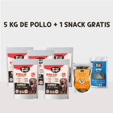 Pack Promo Pollo 5 KG + Bolsa de patas deshidratas GRATIS