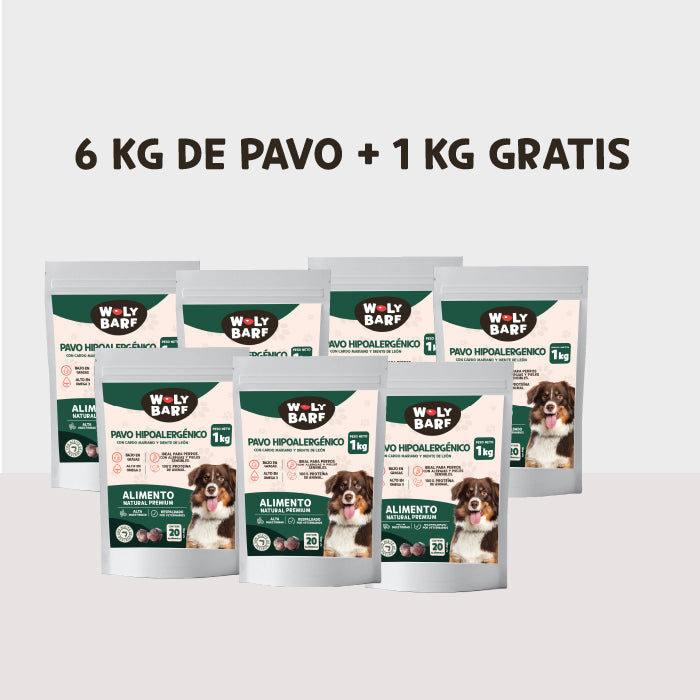 Pack Promo Pavo Hipoalergénico 7 KG