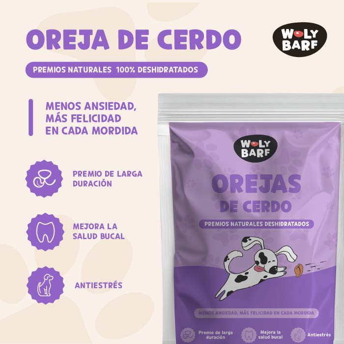 SNACK de Orejas de Cerdo deshidratadas
