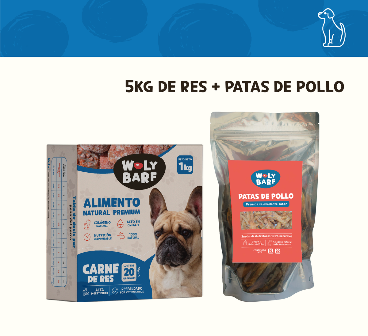 Pack Promo Res 5 KG + Bolsa de Snacks  GRATIS