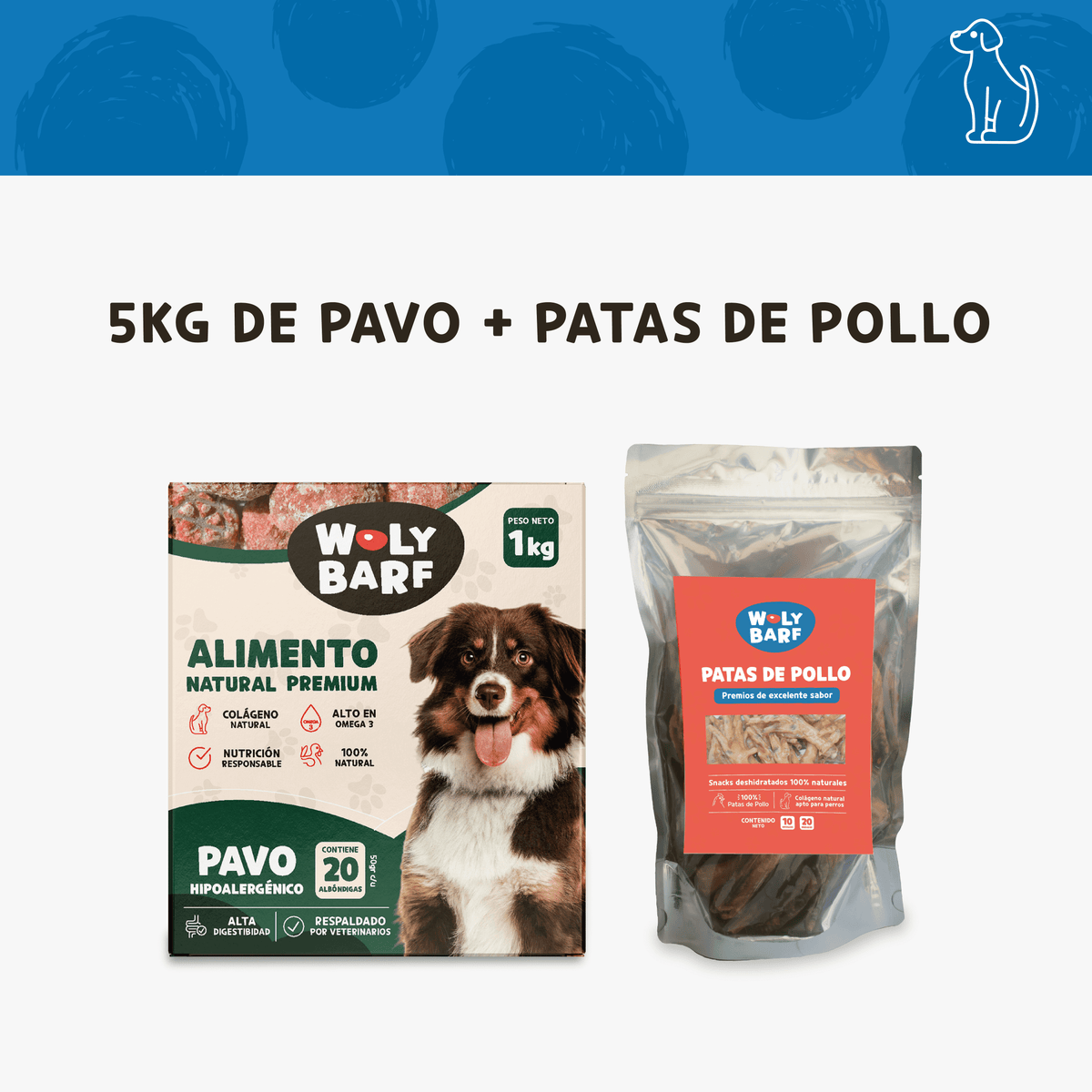 Pack de Pavo Hipoalergénico 5kg