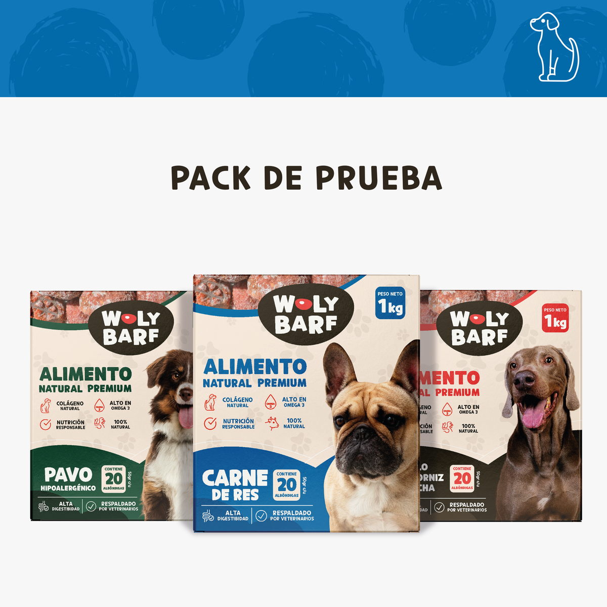 Pack de Prueba de 3kg