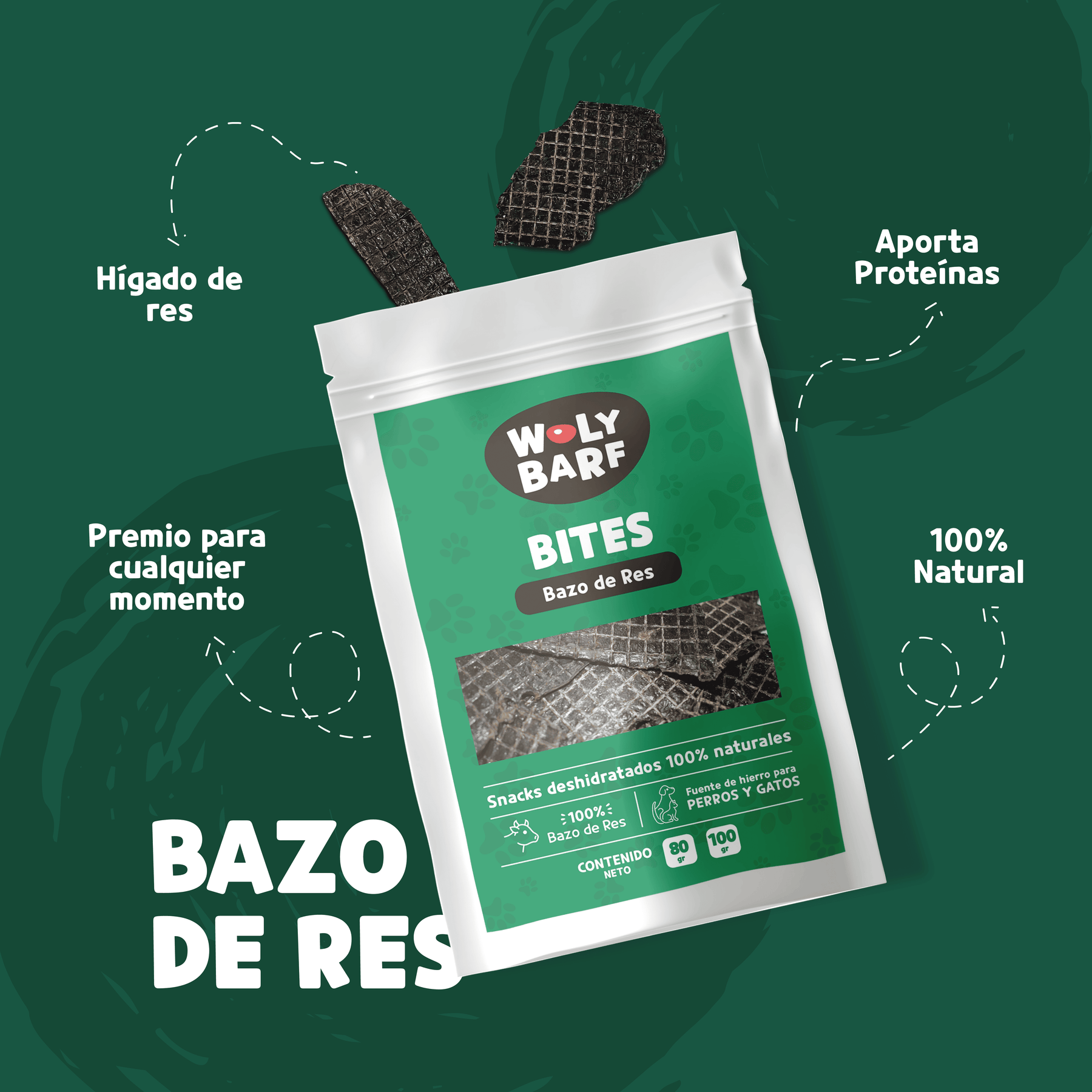 Woly Bites de Bazo de Res