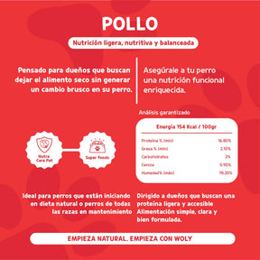 Pack Promo Pollo 5 KG + Bolsa de patas deshidratas GRATIS