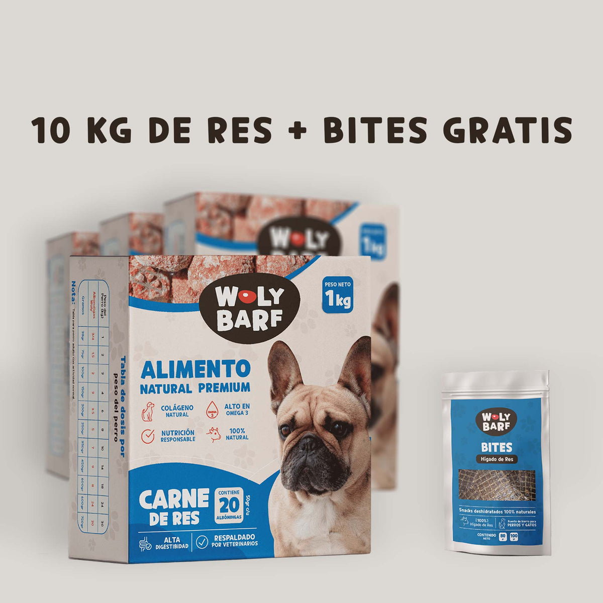 Pack Promo Res 10 KG + 1 bolsa de Bites Gratis