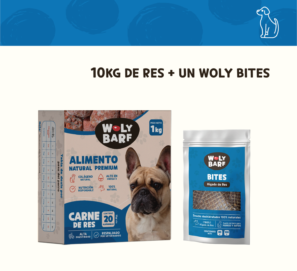 Pack Promo Res 10 KG + 1 bolsa de Bites Gratis